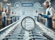 DALL·E 2025 01 01 15.12.59   A professional and visually appealing image representing the seafood industry with a focus on compliance. The scene includes fresh fish displayed on i