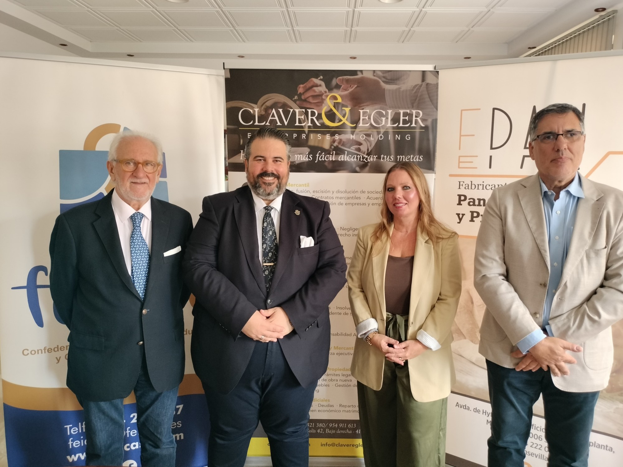 Renovación del acuerdo entre Claver & Egler, FEICASE y FEPAN